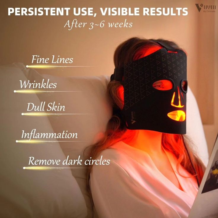 LuzenSkin™ LED Lichttherapie Gesichtsmaske – Anti-Aging & Hautpflege